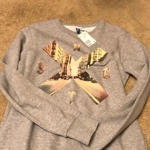 H&M Divided Gray Crewneck Sweatshirt